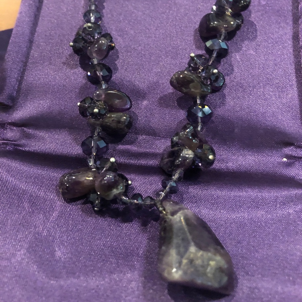 Amethyst necklace